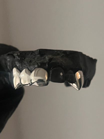 Custom Top 4 Tooth - Canine Fangs + Right Central Incisor, Lateral Incisor